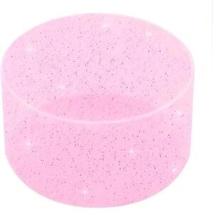 Pink Protective Glitter Silicone Boot Sleeve Tumbler Cups 20-40 oz Anti-Slip